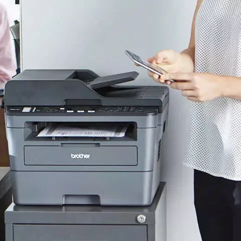 Brother MFC-L2710DW Monochrome Compact Laser All-in-One Printer