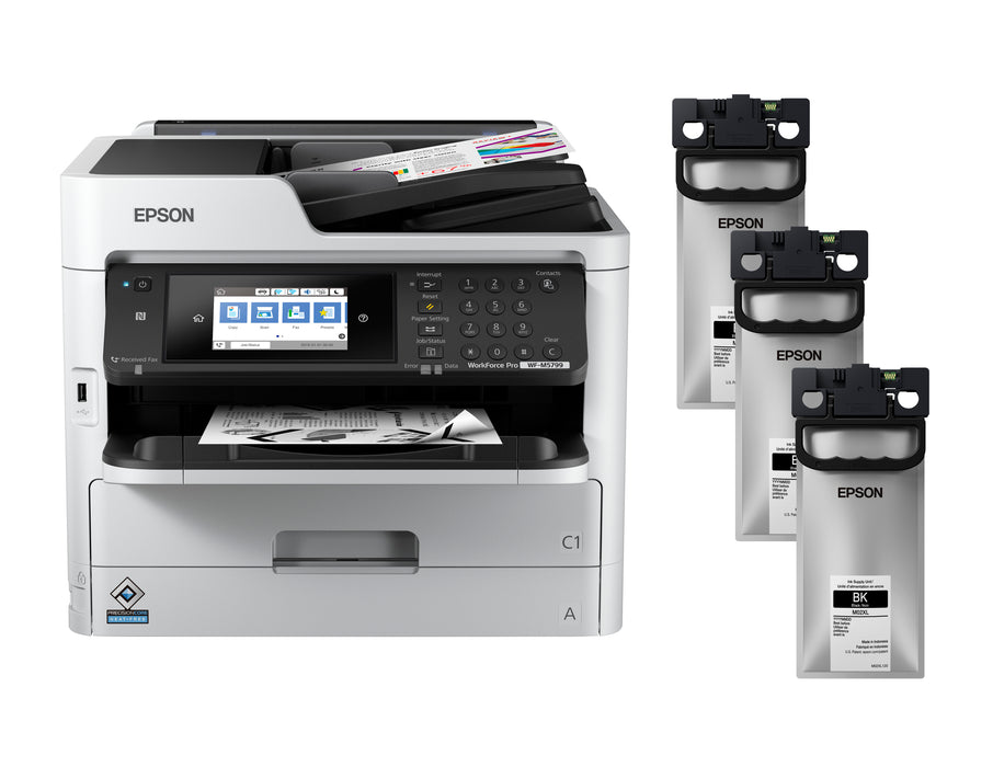 Epson WorkForce Pro WF-M5799 Monochrome Multifunction SuperTank Printer (30k Ink Included)